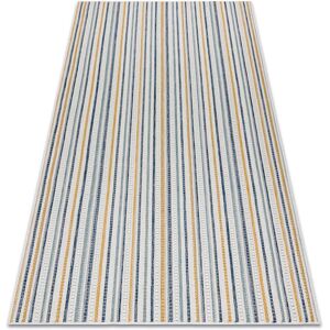 Łuszczów Ecru / Navy Beige Tapis en Sisal Tissé Plat - Tapis Łuszczów Ecru / Navy Beige Tapis en Sisal Tissé Plat - Tapis