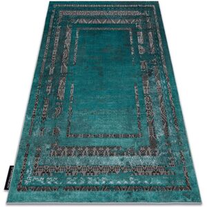 Dywany Łuszczów Modern DE LUXE green / anthracite carpet - 1516 Model Dywany Łuszczów Modern DE LUXE green / anthracite carpet - 1516 Model