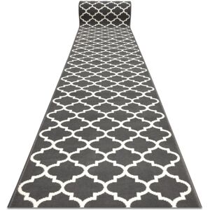 Dywany Łuszczów MORAD Trelis Grey Cream Runner - Runner Rug Dywany Łuszczów MORAD Trelis Grey Cream Runner - Runner Rug