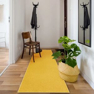 RugsX ETON 502 yellow runner carpet - Runner carpet RugsX ETON 502 yellow runner carpet - Runner carpet