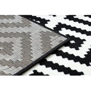 Tappeto Morad RUTA Diamanti - Geometrico Nero Crema - Tappeto Tappeto Morad RUTA Diamanti - Geometrico Nero Crema - Tappeto
