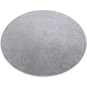 San Miguel 92 Silver Round Carpet - Flat, Single Color - 150cm San Miguel 92 Silver Round Carpet - Flat, Single Color - 150cm