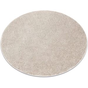 Tapis rond beige SANTA FE - Plat, 200cm diamètre - Type de tapis - Publicité Tapis rond beige SANTA FE - Plat, 200cm diamètre - Type de tapis - Publicité