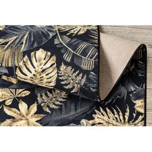 RugsX Gold Monstera Leaves Runner - Anti-slip Hallway Carpet RugsX Gold Monstera Leaves Runner - Anti-slip Hallway Carpet