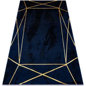 Dywany Łuszczów Emerald Geometric Carpet - 1022 - Navy / Gold - 160x220 cm Dywany Łuszczów Emerald Geometric Carpet - 1022 - Navy / Gold - 160x220 cm