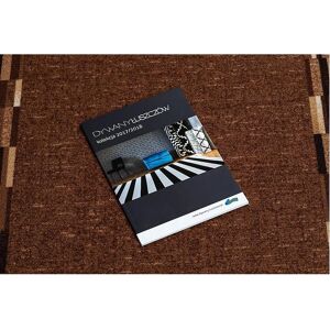 RugsX Bombay Brown Runner - Anti-slip 4mm 67x410cm RugsX Bombay Brown Runner - Anti-slip 4mm 67x410cm