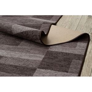 RugsX Icona Brown Runner - Anti-slip, 100x210 cm RugsX Icona Brown Runner - Anti-slip, 100x210 cm