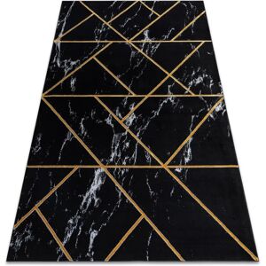 RugsX Tapis Emerald 2000 - Noir / Or - 80x150 cm RugsX Tapis Emerald 2000 - Noir / Or - 80x150 cm