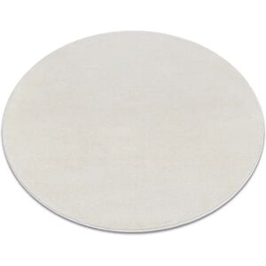 RugsX Cream Circle Carpet - Softy 120cm - Durable & Soft RugsX Cream Circle Carpet - Softy 120cm - Durable & Soft