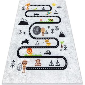 RugsX Junior Grey Non-slip 160x220cm - Rug RugsX Junior Grey Non-slip 160x220cm - Rug