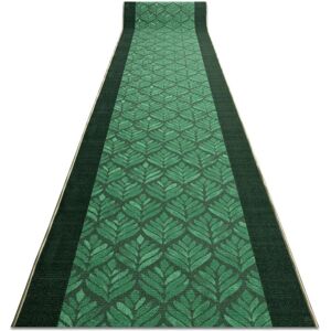 RugsX Runner - Leaves Anti-slip Green 100cm x 680cm RugsX Runner - Leaves Anti-slip Green 100cm x 680cm