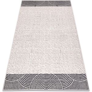 RugsX Angel Wool Carpet - Geometric Beige / Grey - Carpet RugsX Angel Wool Carpet - Geometric Beige / Grey - Carpet