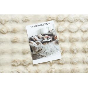 RugsX Ivory Bubble Rabbit Fur Imitation 3D Rug - Carpet RugsX Ivory Bubble Rabbit Fur Imitation 3D Rug - Carpet
