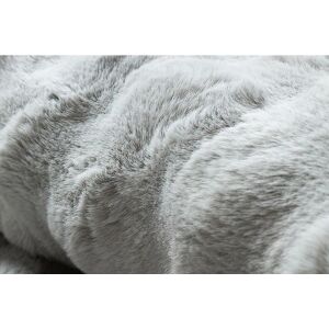 RugsX Silver Rabbit Fur Imitation 3D Rug - 200x290cm RugsX Silver Rabbit Fur Imitation 3D Rug - 200x290cm