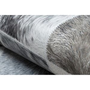 RugsX Grey Patchwork Cowhide Carpet - 120x170 cm - Carpet RugsX Grey Patchwork Cowhide Carpet - 120x170 cm - Carpet