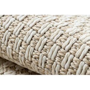 RugsX Cream Flat-Woven Sisal Carpet - Indoor/Outdoor Durable Rug RugsX Cream Flat-Woven Sisal Carpet - Indoor/Outdoor Durable Rug