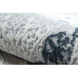 RugsX Modern Carpet DUKE 51542 Cream / Blue - Vintage Structured, Soft, Fringes - 80x150cm RugsX Modern Carpet DUKE 51542 Cream / Blue - Vintage Structured, Soft, Fringes - 80x150cm