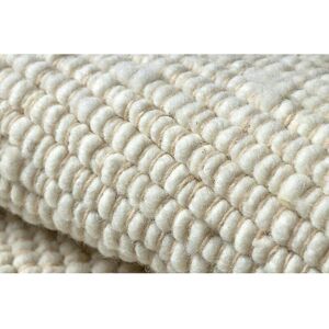 RugsX Nepal Wool Rug - Double-sided, Natural 160x220 cm - Rug RugsX Nepal Wool Rug - Double-sided, Natural 160x220 cm - Rug
