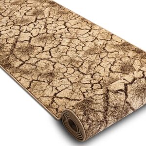 RugsX Terra Sol fissuré Noix de terre Tapis de couloir et cuisine - Publicité RugsX Terra Sol fissuré Noix de terre Tapis de couloir et cuisine - Publicité