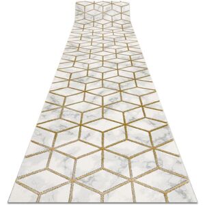 RugsX Emerald Runner 1014 - Stylish Cream/Gold Runner 120x480cm RugsX Emerald Runner 1014 - Stylish Cream/Gold Runner 120x480cm