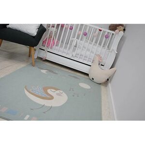 RugsX LOKO Carpet - Kid's Green Anti-slip 120x170cm RugsX LOKO Carpet - Kid's Green Anti-slip 120x170cm