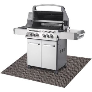 RugsX Magnus 1951 Protective Grill Mat - Outdoor Beige RugsX Magnus 1951 Protective Grill Mat - Outdoor Beige
