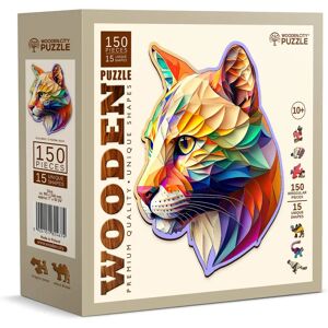 Wooden City GAUDY COUGAR 150/15 Puzzle - Casse-tête en bois - Publicité Wooden City GAUDY COUGAR 150/15 Puzzle - Casse-tête en bois - Publicité