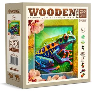 Trade Invaders Puzzle en bois - Grenouille Colorée - 250 pcs - Publicité Trade Invaders Puzzle en bois - Grenouille Colorée - 250 pcs - Publicité