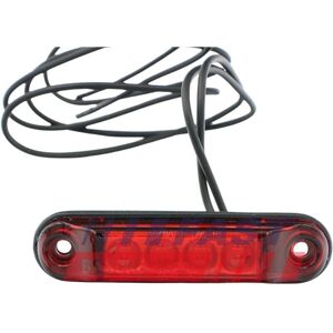 FAST Luz de señalización lateral - rojo - LED - 77,5 mm FAST Luz de señalización lateral - rojo - LED - 77,5 mm