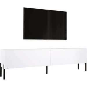 3XE LIVING Meuble TV Blanc Mat - Meuble TV - Publicité 3XE LIVING Meuble TV Blanc Mat - Meuble TV - Publicité