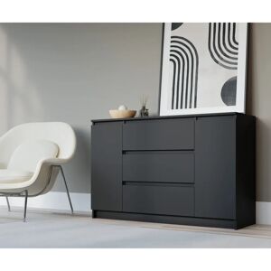 Commodes Noire 3XE LIVING - Rangement Chambre - Publicité Commodes Noire 3XE LIVING - Rangement Chambre - Publicité