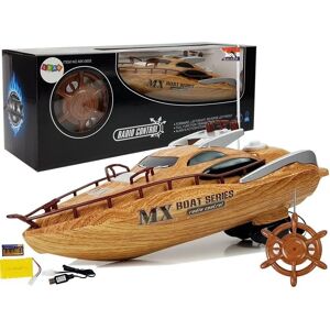 Lean Toys Powerboat - Zdalnie sterowany statek dla dzieci Lean Toys Powerboat - Zdalnie sterowany statek dla dzieci