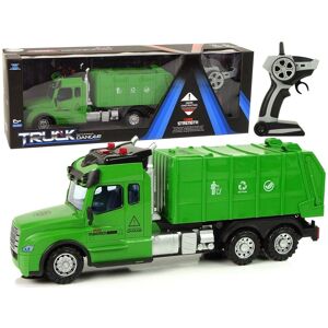Camion de déchets télécommandé vert de LEAN Toys - Voiture jouet - Publicité Camion de déchets télécommandé vert de LEAN Toys - Voiture jouet - Publicité