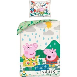 Pościel Peppa Pig Muddy z bawełny - Pościel dla dzieci Pościel Peppa Pig Muddy z bawełny - Pościel dla dzieci