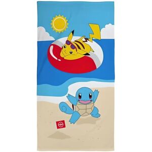 Serviette de plage Pokémon Nintendo Pikachu et Squirtle - Multicolore - Publicité Serviette de plage Pokémon Nintendo Pikachu et Squirtle - Multicolore - Publicité