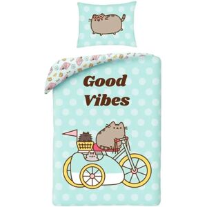 Sada povlečení Pusheen Good Vibes z bavlny - Evropská velikost Sada povlečení Pusheen Good Vibes z bavlny - Evropská velikost