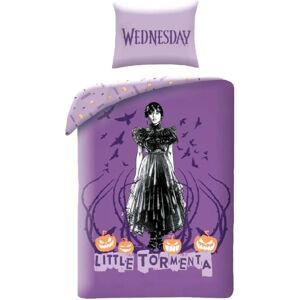 Set de lenjerie pentru Wednesday - 140x200cm, Multicolor, Bumbac Set de lenjerie pentru Wednesday - 140x200cm, Multicolor, Bumbac