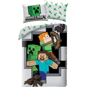Pościel Minecraft Halantex - Poszwa na kołdrę i poszewka - 140x200/70x90 cm Pościel Minecraft Halantex - Poszwa na kołdrę i poszewka - 140x200/70x90 cm