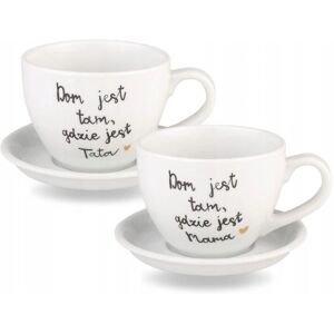 Generic - Porcelain Cup Set 500ml - Cup and Saucer Set Generic - Porcelain Cup Set 500ml - Cup and Saucer Set