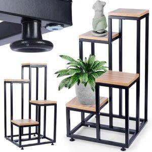 B2X Metallinen Kukkapöytä - 4 Tasoa Teollinen Tyyli B2X Metallinen Kukkapöytä - 4 Tasoa Teollinen Tyyli