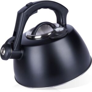 Czajnik czarny B2X - Stal nierdzewna, 3L - Automatyczny gwizdek, Termometr Czajnik czarny B2X - Stal nierdzewna, 3L - Automatyczny gwizdek, Termometr