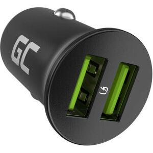 Green Cell Green Cell GC-36AA USB Charger - 36W, 2 USB-A, Black, Fast Auto Charge - Car & Indoor Green Cell Green Cell GC-36AA USB Charger - 36W, 2 USB-A, Black, Fast Auto Charge - Car & Indoor