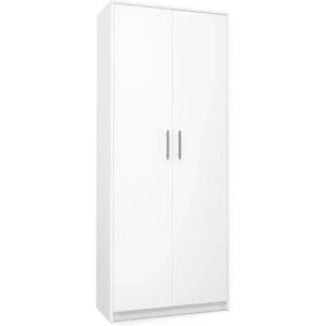 Topeshop OLIV 2D Bookcase - White Office Storage Topeshop OLIV 2D Bookcase - White Office Storage