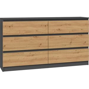 Topeshop M6 140 ANT/ART Komoda - Moderní úložné řešení Topeshop M6 140 ANT/ART Komoda - Moderní úložné řešení