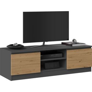 Topeshop RTV 120 ANTR/ARTIS Mueble TV - Diseño Moderno, 2 Estantes, Duradero Topeshop RTV 120 ANTR/ARTIS Mueble TV - Diseño Moderno, 2 Estantes, Duradero