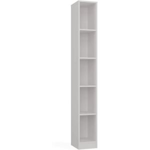 Regał na książki Onyx R25 Biały - Książki, Dekoracje, 182x25x30 Regał na książki Onyx R25 Biały - Książki, Dekoracje, 182x25x30