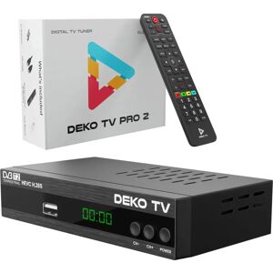 DEKO DekoTV PRO2 DVB-T2 HEVC H.265 Tuner - 2USB, Full HD DEKO DekoTV PRO2 DVB-T2 HEVC H.265 Tuner - 2USB, Full HD