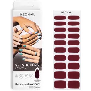NEONAIL Adesivi Gel Rosso Scuro - Tipo di Unghia NEONAIL Adesivi Gel Rosso Scuro - Tipo di Unghia