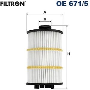 Filtron OE 671/5 - Öljynsuodatin - Yhteensopiva Audi A6, A7, A8, Bentley Filtron OE 671/5 - Öljynsuodatin - Yhteensopiva Audi A6, A7, A8, Bentley