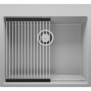 Primagran Oslo 60 Level Max - Gris - 58x53 cm - un bol - Kitchen Sink - Publicité Primagran Oslo 60 Level Max - Gris - 58x53 cm - un bol - Kitchen Sink - Publicité